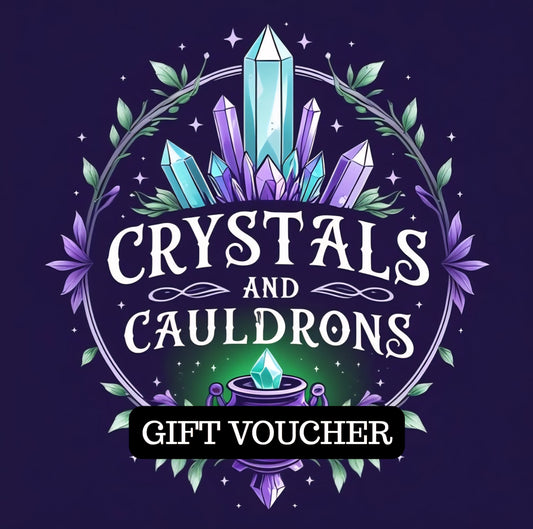 Crystals and Cauldrons Paper Gift Voucher £20
