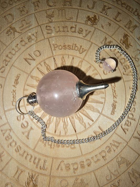 Rose Quartz Pendulum